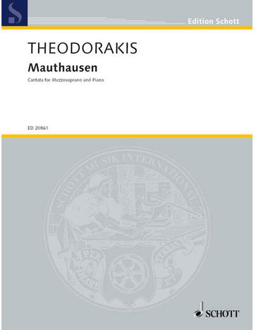 Theodorakis - Mauthausen Ast 168 - MEZZO-soprano et Piano