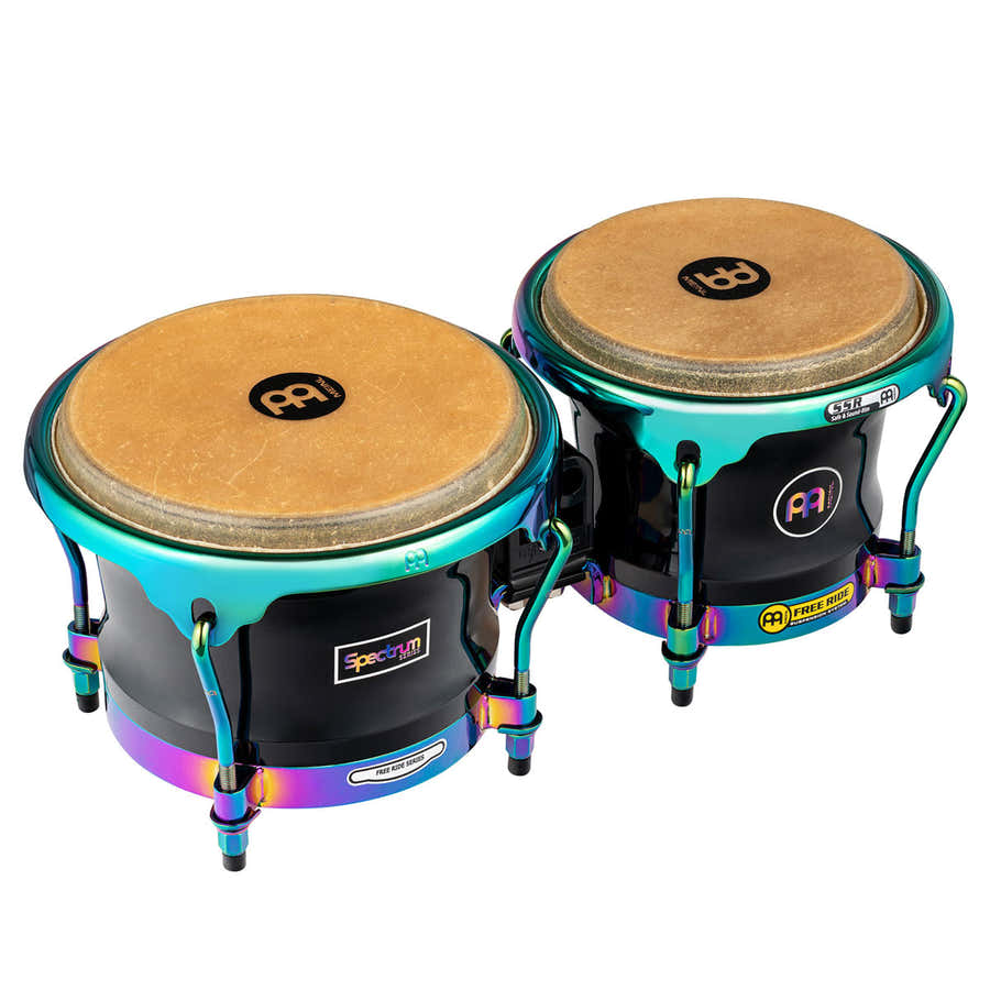 S4PBK - Marathon Serie Spectrum Bongo 7" Macho & 8 1/2" Hembra - Phantom Black