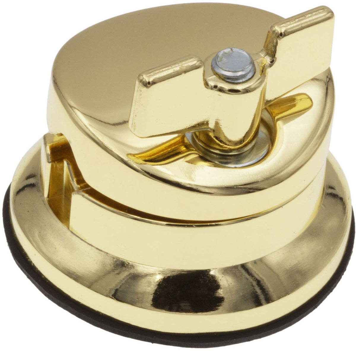 TB10BR - Runde Deluxe-Tom-Spannböckchen / Standtom Gold 50mm (x1)