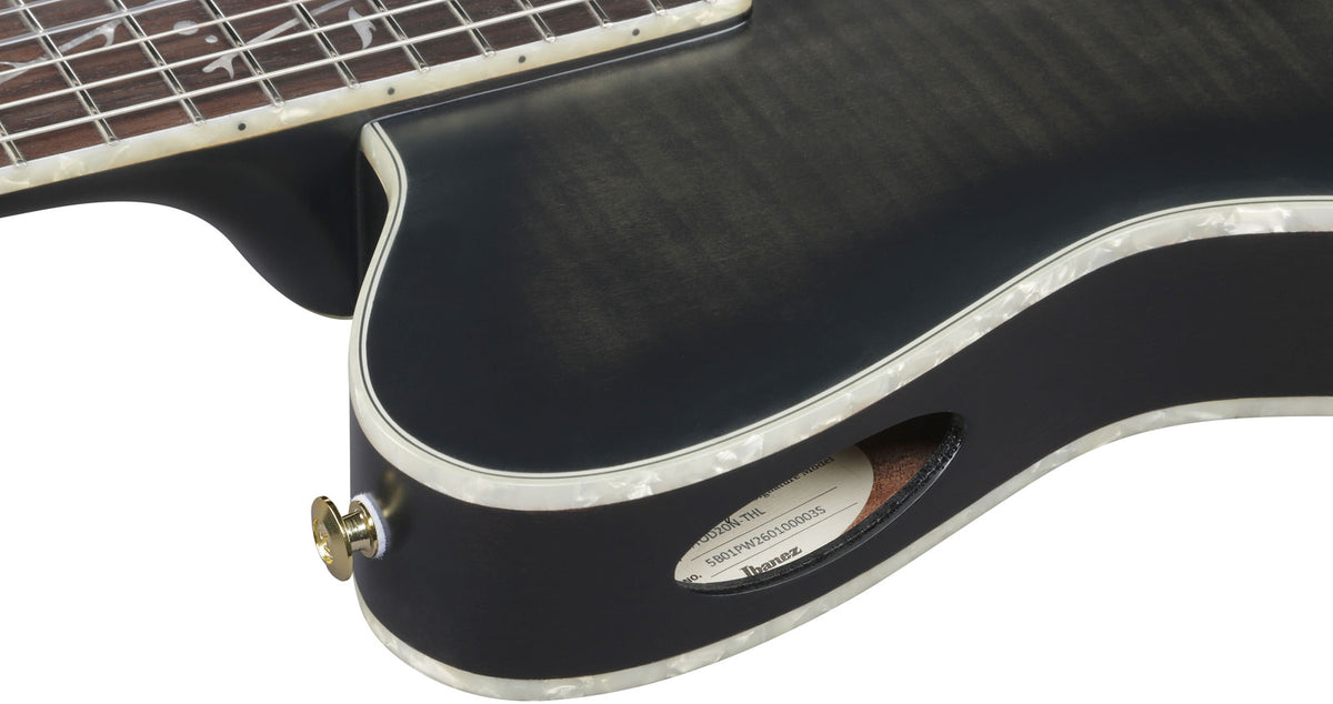 TOD20FMN Signature Tim Henson Schwarz-Burst-Fade mit geringem Glanz