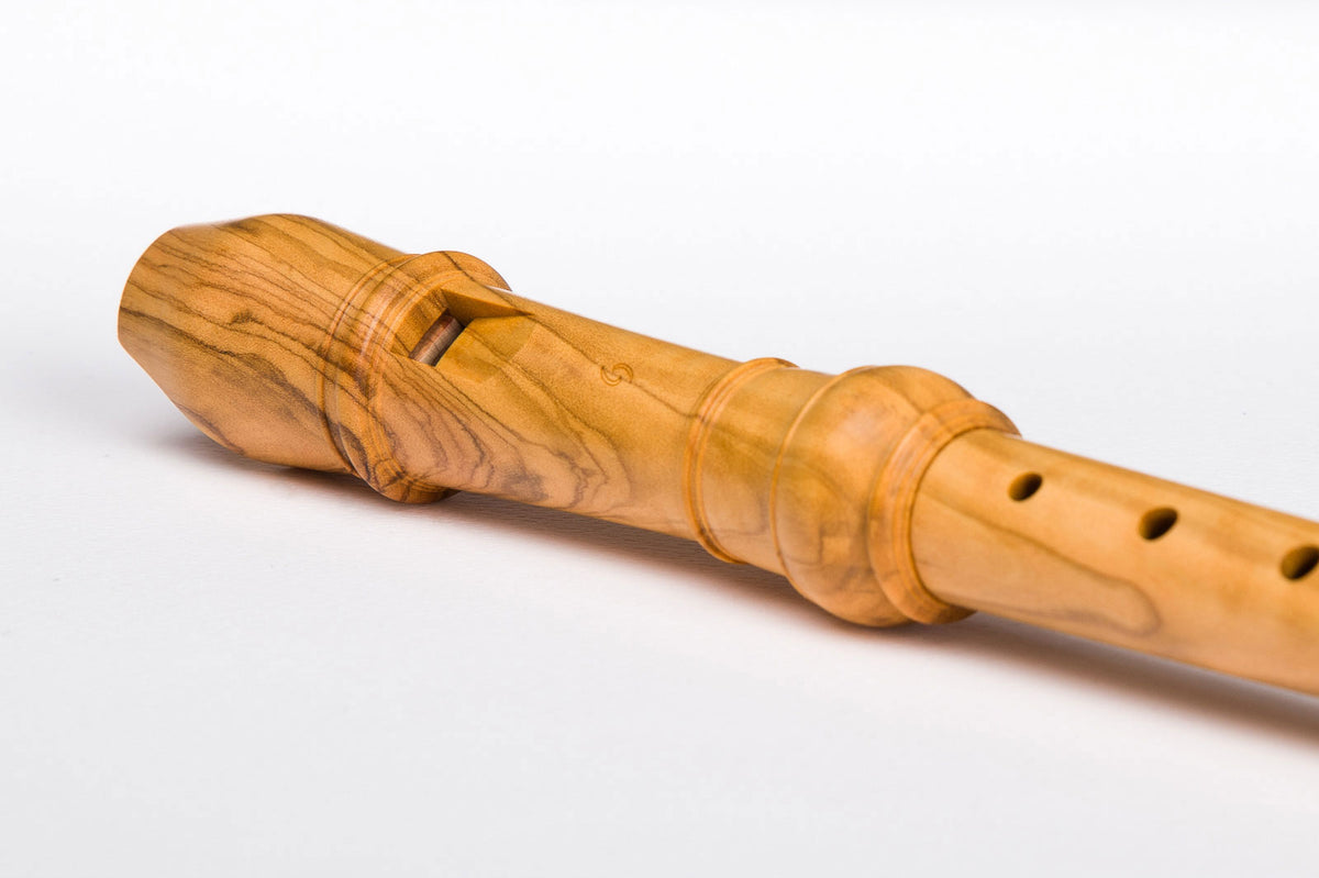 Denner Sopran 5123 - Olivenholz (barocke Griffweise)