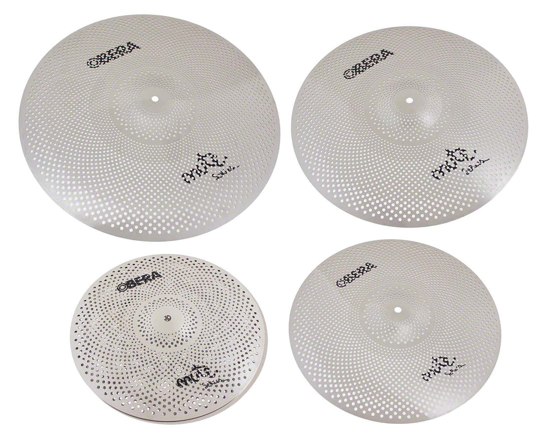 MUTE 4X SILENT CYMBALS SET - 14" 16" 18" 20"