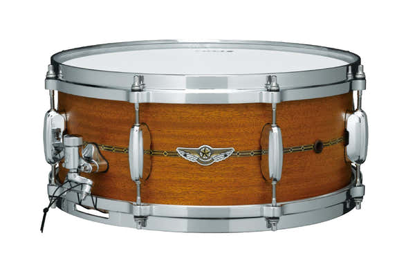TLM146S-OMP STAR SOLID MAPLE 14"X6" - OILED NATURAL MAHOGANY W/ METAL INSIGNIA