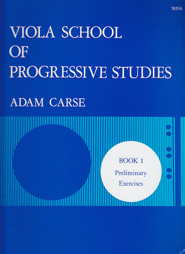 Carse Adam - Viola School Of Progressive Studies Vol.1