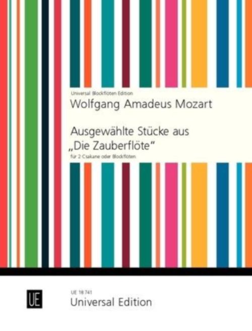 Mozart W.a. - Selected Pieces From "the Magic Flute" - 2 Recorders Or Csakans