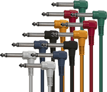 Kabel Abgewinkelt Mono M Jack Abgewinkelt Mono M 30 CM - 6er-Pack