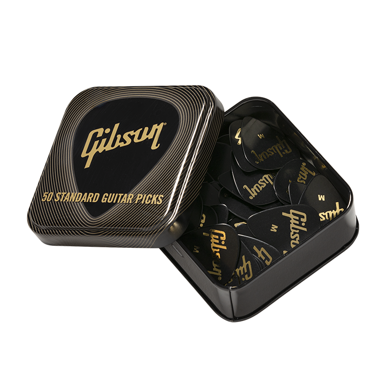 PICKS STANDARD TIN 50 PACK BLACK HEAVY