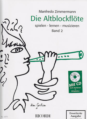 Zimmermann Manfredo - Die Altblockflote Vol 2 + CD