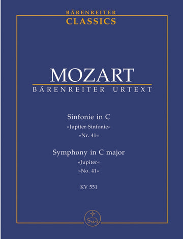 MOZART W.-A. - SYMPHONIE N41 ?JUPITER? KV551 - SCORE