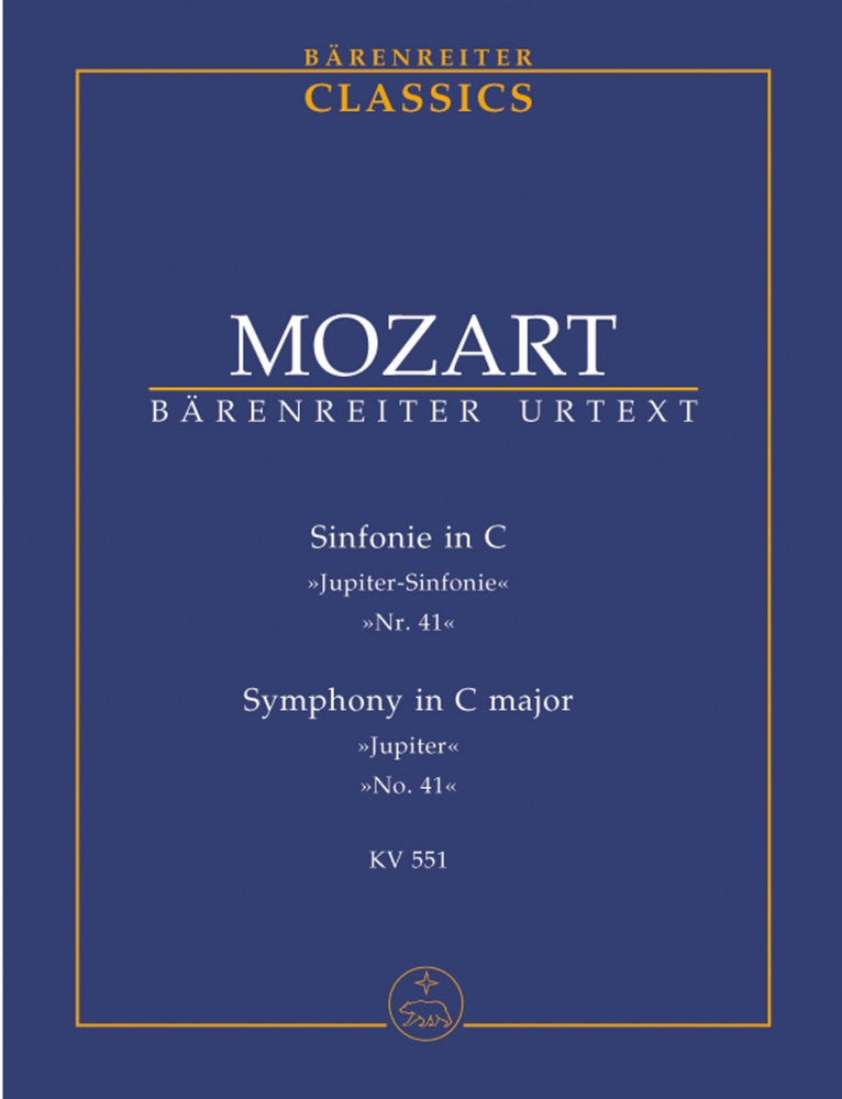 MOZART W.-A. - SYMPHONIE N41 ?JUPITER? KV551 - SCORE