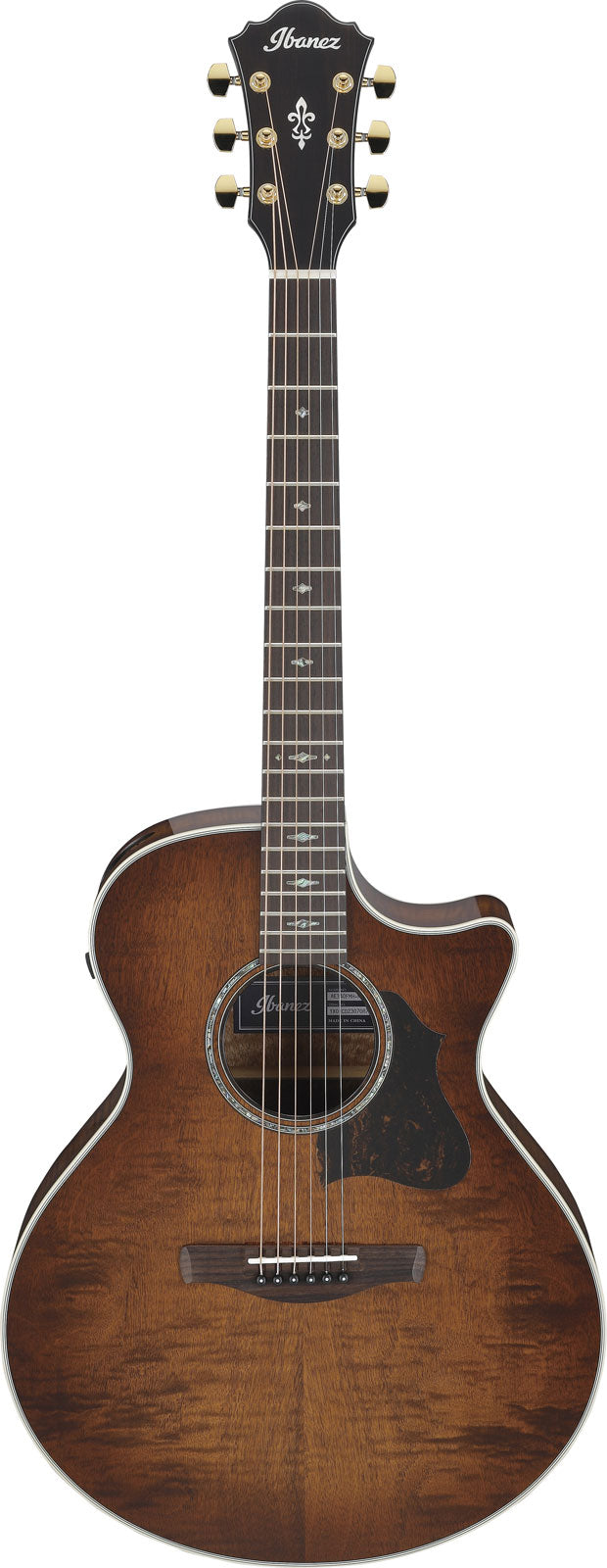 AE340FMH-mhs Mahagoni-Sunburst