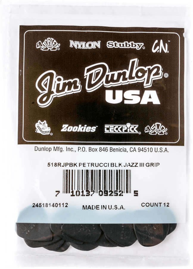 12 x 1,38mm John Petrucci Primetone Jazz III Schwarz