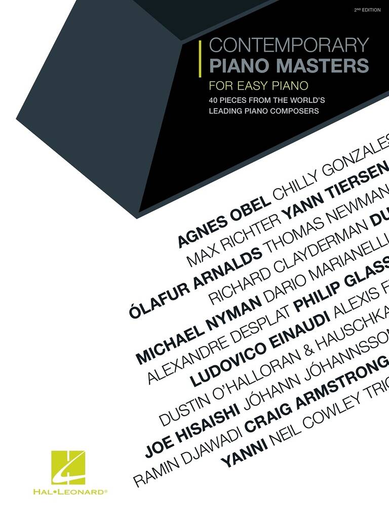 CONTEMPORARY PIANO MASTERS FOR EASY PIANO