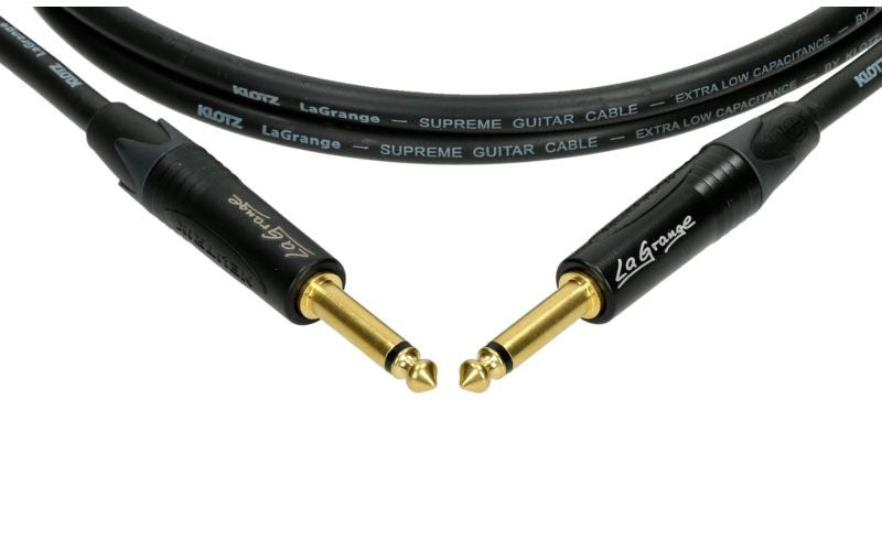 LA-grange Instrumentenkabel BK 4.5M Mono-Klinke - Mono-Klinke Goldkontakt