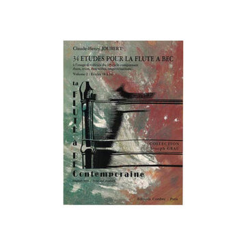 Joubert CLAUDE-henry - Etudes Pour La Flute A Bec (34) Vol.2 (18 A 34) - Flute A Bec