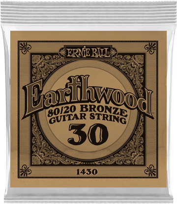 .030 EARTHWOOD 80/20 BRONZE ACOUSTIC GUITAR STRINGS