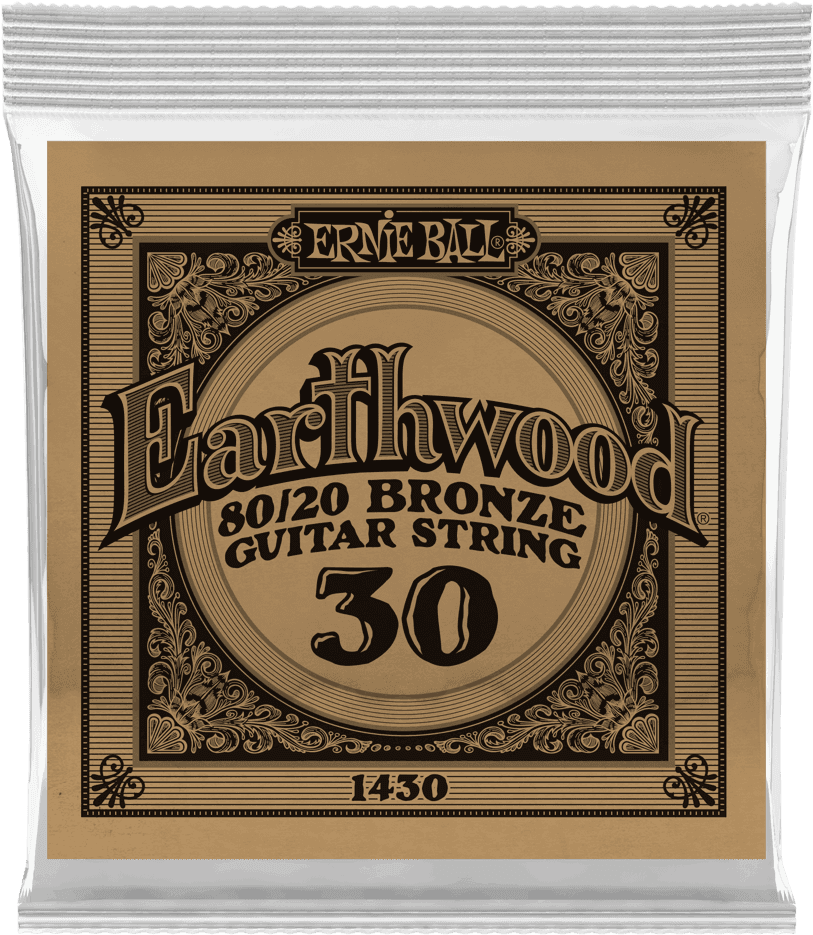 .030 EARTHWOOD 80/20 BRONZE ACOUSTIC GUITAR STRINGS