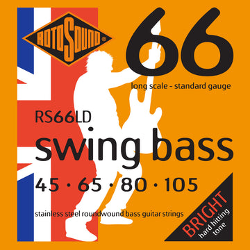RS66LD Swing Bass Roundwound aus Edelstahl, lange Mensur 45-105