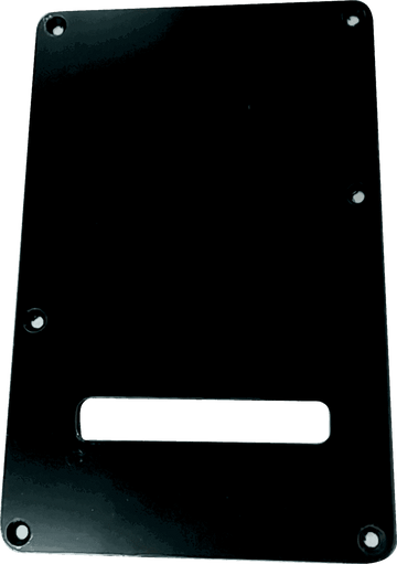 Schutzplatten Strat Rückseite Schwarz