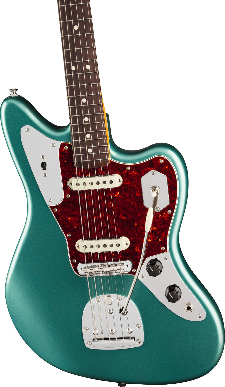 American Professional Classic Jaguar RW Verblasstes Sherwood Green Metallic