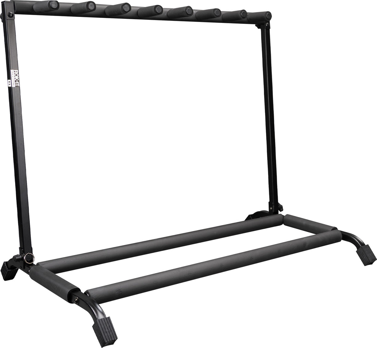 Klapp- und ausziehbares Rack für 7 Gitarren