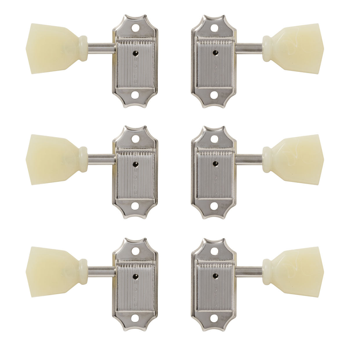 Deluxe Reissue-Stil Tuner-Set Nickel - Aufbereitet