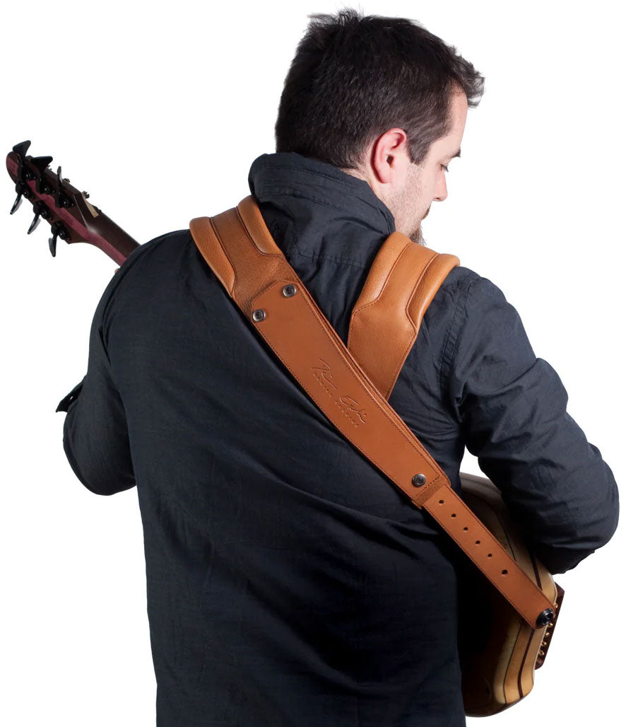 DuoStrap Damian Erskine Signature Doppelter Schultergurt Premium-Leder - Schwarz