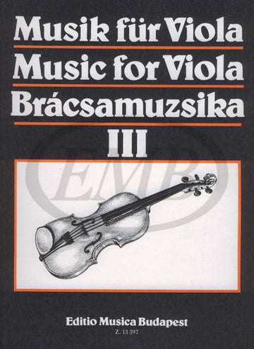 Musica Per Viola Vol. 3 - Alto