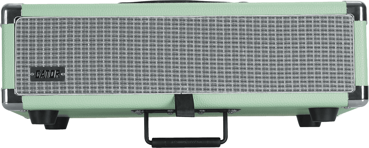 WOODEN RACK 2U VINTAGE AMP SURF GREEN