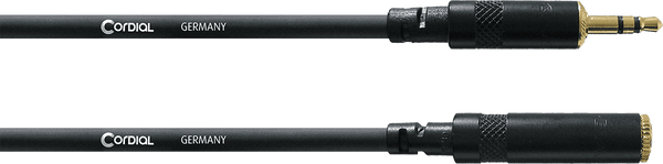 Stereo-Audiokabel Mini-Klinke Stecker/Mini-Klinke Buchse 3 M