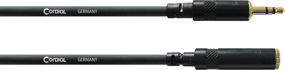 Stereo-Audiokabel Mini-Klinke Stecker/Mini-Klinke Buchse 3 M
