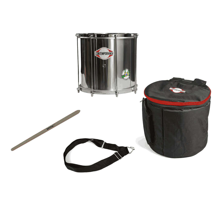 Pack C-REP03 Repinique Aluminium Pro-Serie 12"X30CM + Hülle + Gurt + Schlägel
