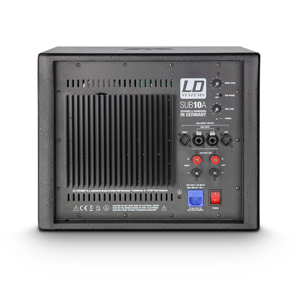 LDSUB10a - Aktiver 10-Zoll-Subwoofer