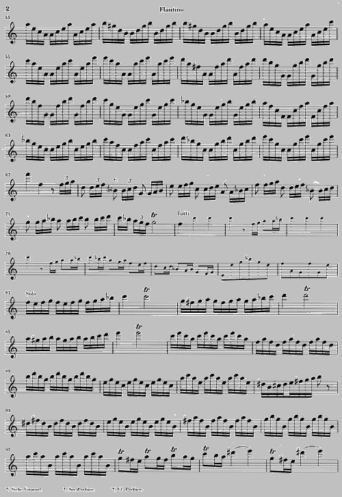 Vivaldi A. - Konzert für Flautino (Blockflöte/Flöte) und Orchester in C-Dur Op. 44 11 Rv 443