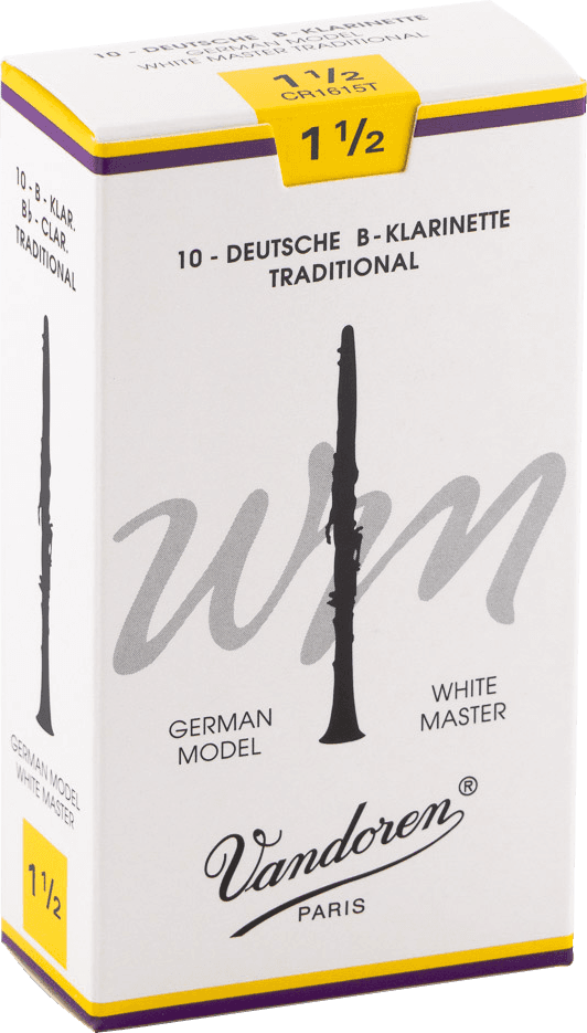 ANCHE CLARINETTE 10 ANCHES WHITE MAST TRAD 1,5