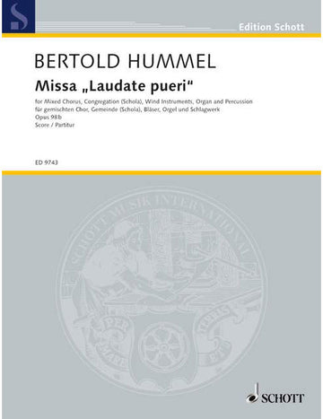 Hummel - Missa Laudate Pueri Op. 98B - Choeur Mixte Schola Wind Instruments Orgue Et Percussion