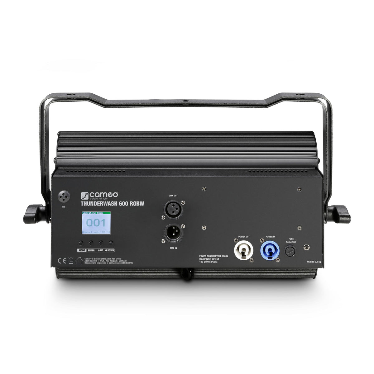 THUNDER WASH 600 RGBW - STROBOSKOPISCHES BLINDENDES UND WASCHLICHT 3 IN 1