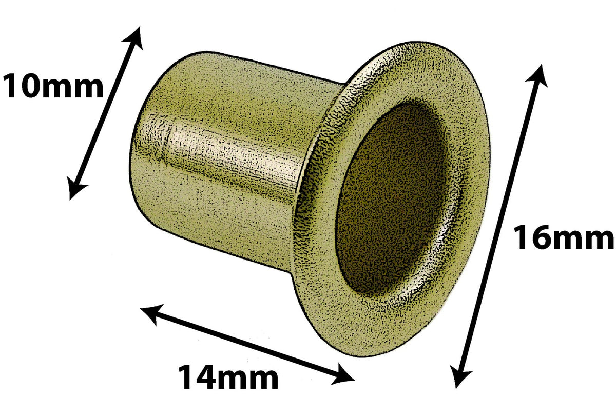AVH6BR - Entlüftungsöse Messing 14mm