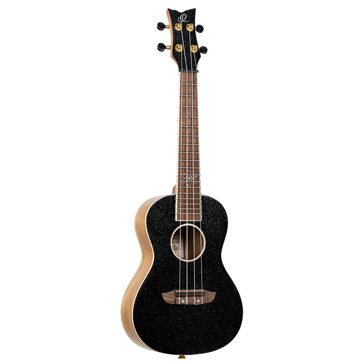 Konzert-Ukulele Element Schwarz