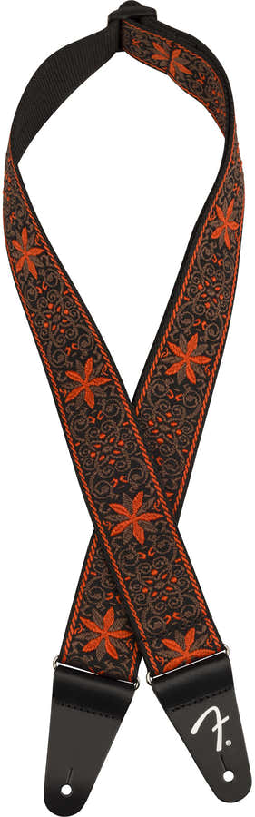 PASADENA WOVEN STRAP ORANGE WALLFLOWER 2"