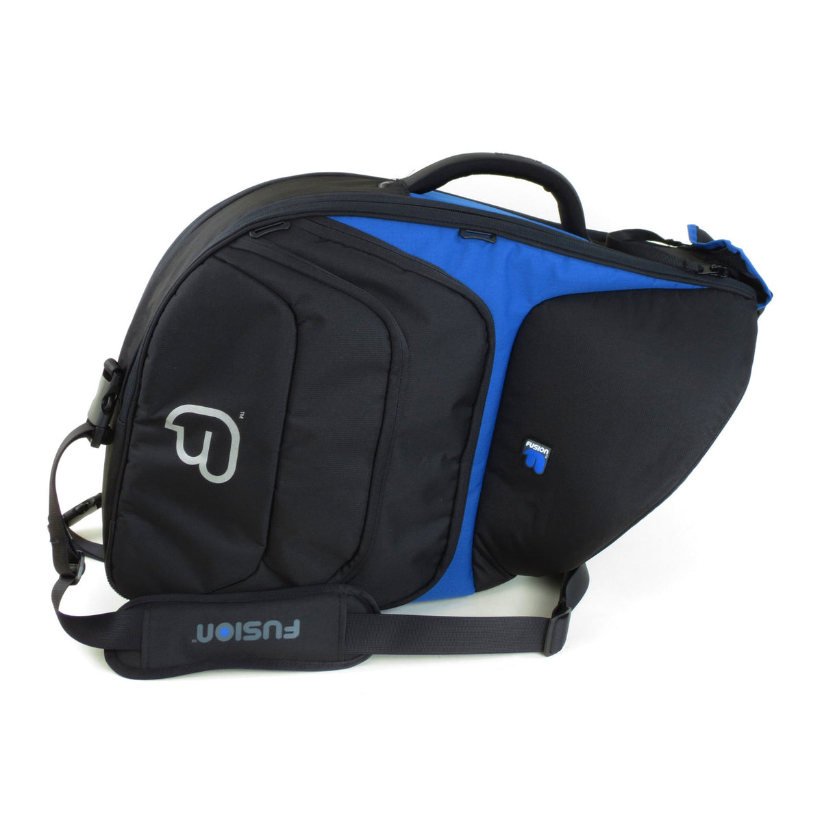 Urban Black/Blue Horn (Fixed Bell) Case
