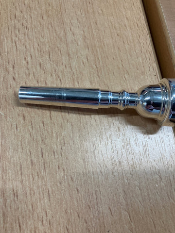 Trompetenmundstück Versilbert 7C - B-Ware