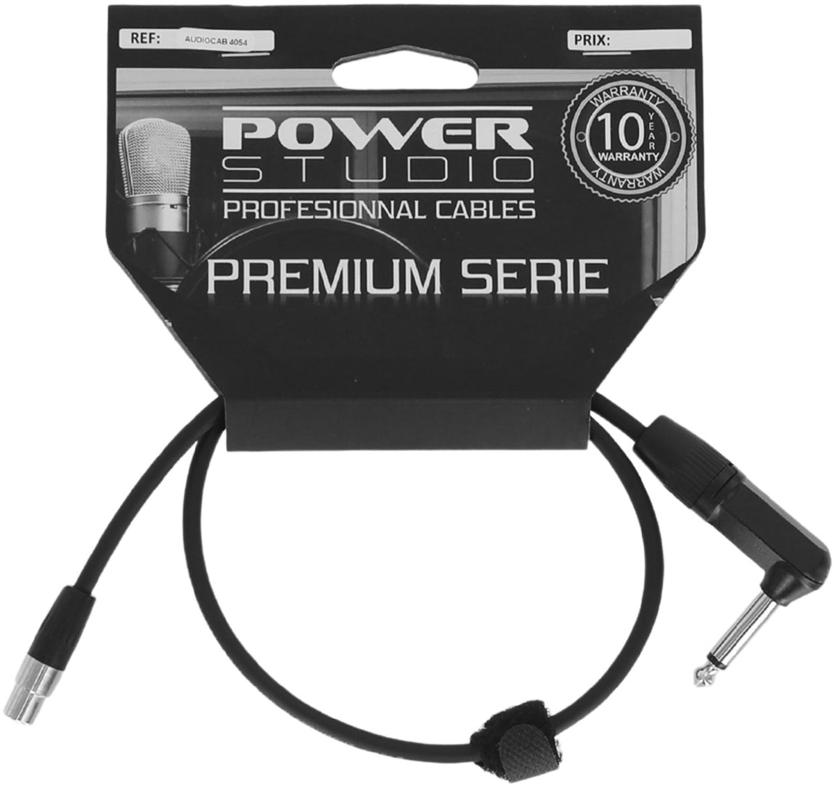 AUDIOCAB 454 Abgewinkelter Jack zu Mini XLR 3-polig (AKG) 6cm
