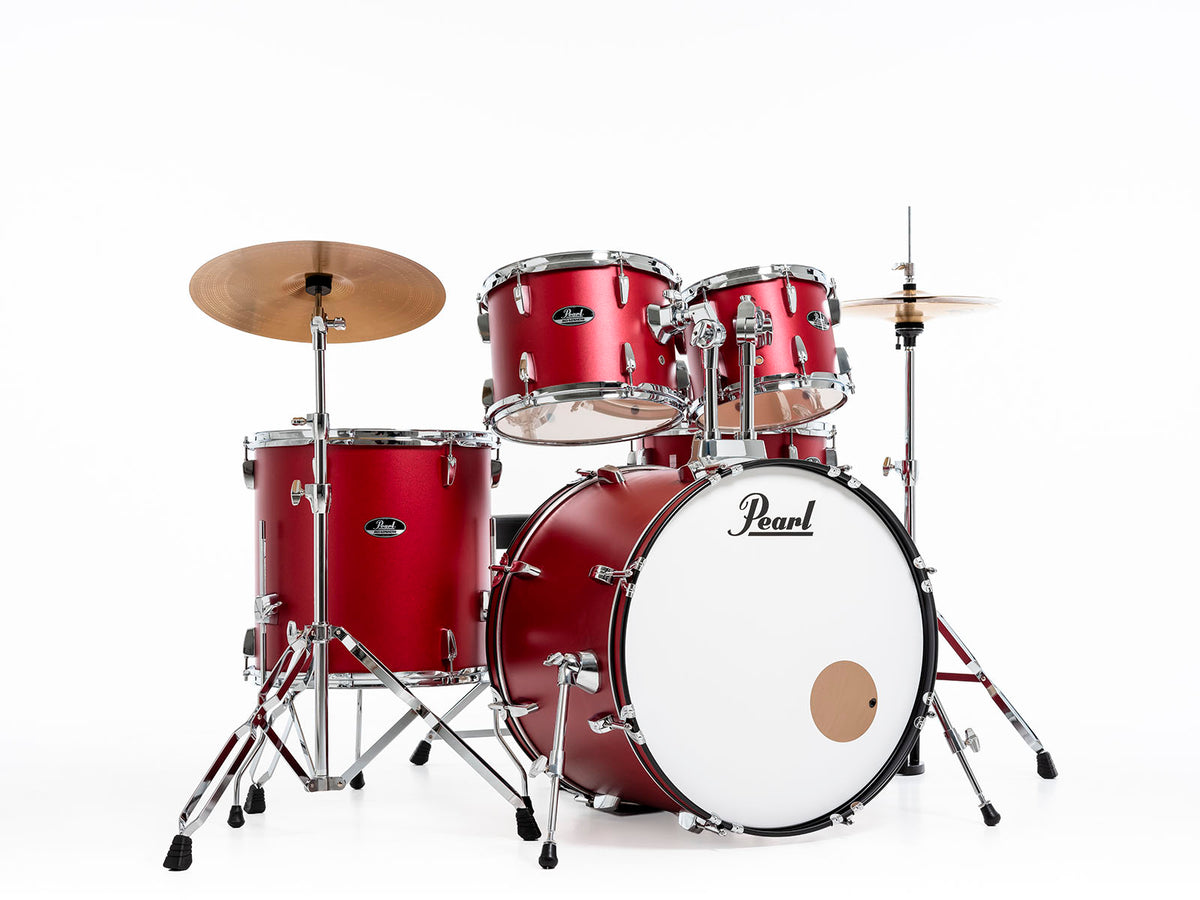 ROADSHOW FUSION 20 MATTE RED + SOLAR CYMBALS