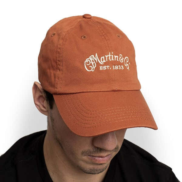 C.F. Martin & Co cap orange logo cf martin