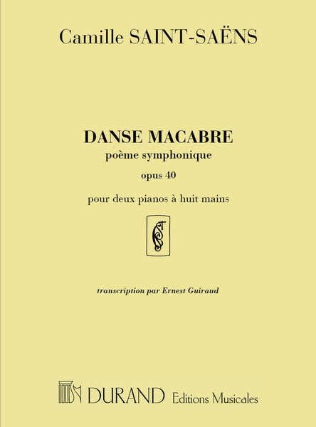 SAINT-SAENS C. - DANSE MACABRE POEME SYMPHONIQUE - 2 PIANOS