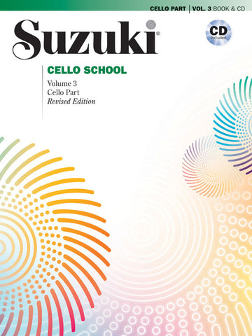 Suzuki Cello School Vol.3 (revised) + CD