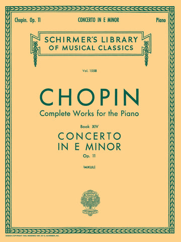 Piano Concerto No.1 In E Minor Op.11