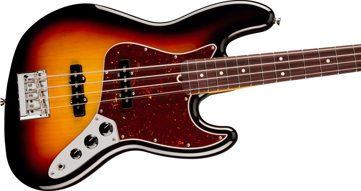 Jazz Bass American Professional, RW Sunburst in 3 Farben