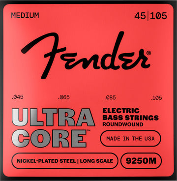Ultracore Basssaiten, vernickelter Stahl, Kugelenden, 9250M 45-105, (4)